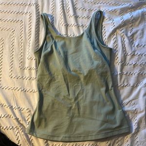 Sage green athletic top